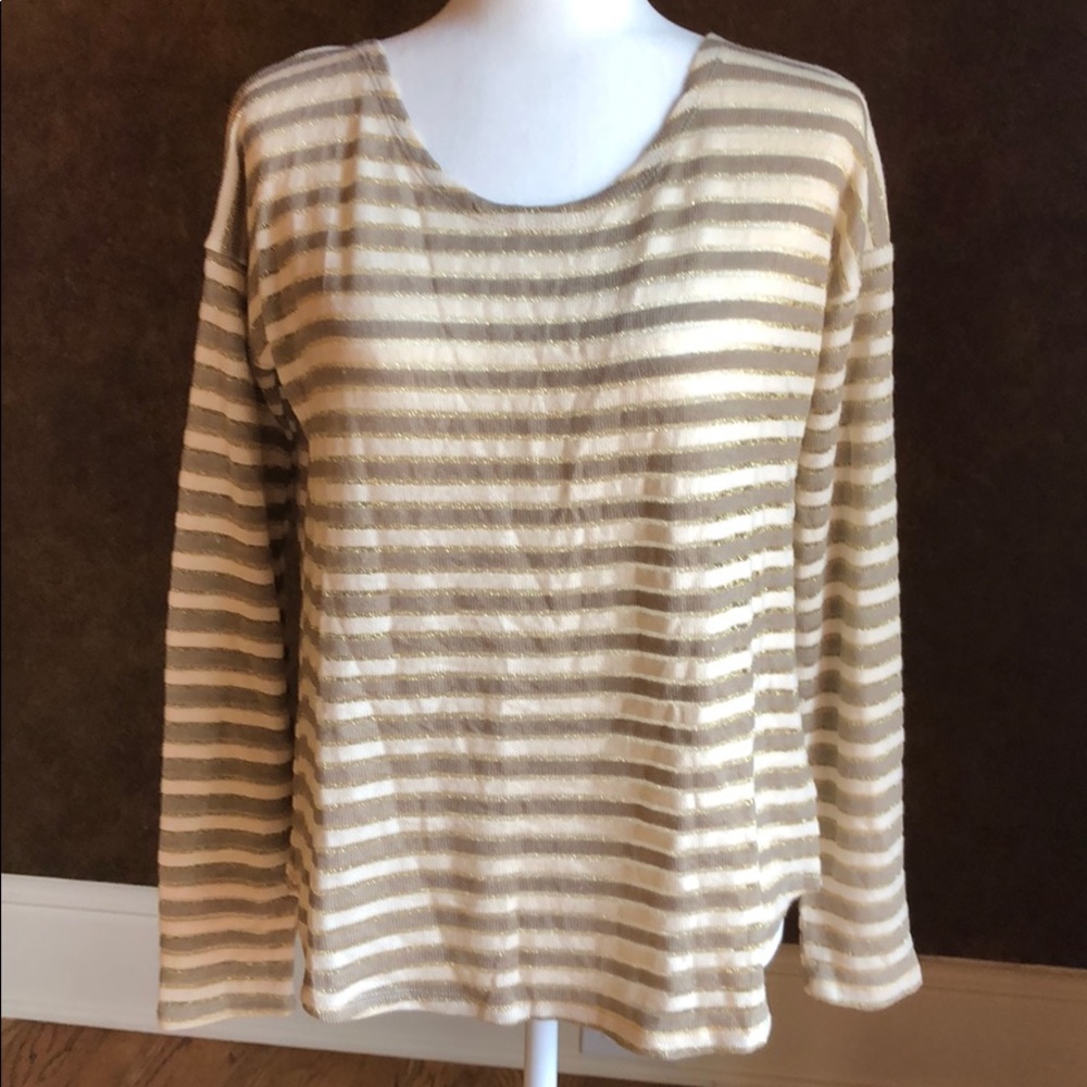 Ya Los Angeles Stripe Lightweight Sweater